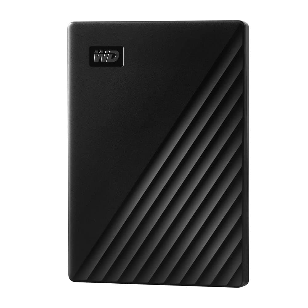 2TB My Passport, Portable External Hard Drive, Black, backup software with defense against ransomware, and password protection, USB 3.1/USB 3.0 compatible - WDBYVG0020BBK-WESN