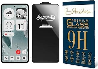 GlassVerse Toughened Oleophobic Tempered Glass For Nothing CMF Phone 2 Pro (PACK OF 1) with Free Installation Kit Full screen Coverage - 6.77 inch