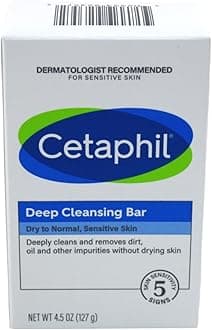 Deep Cleansing Face & Body Bar for All Skin Types (Pack of 6)