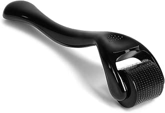 Derma Roller, 540 Titanium Microneedle Roller for Face Facial Wrinkles Hair Loss Stretch Marks Hair Regrowth Micro Needles Professional Microneedling Derma Needling Kit with Case (0.25mm)