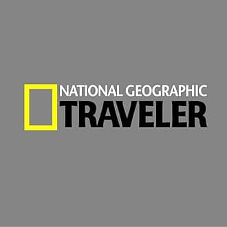 ISEE 360 National Geographic Travel Car Stickers Exterior Decorative Stylish Sporty Vinyl Decal for Door Sides Hoods Window Bonnet 20 X 5 CMS (White & Black)