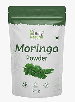 Holy Natural Moringa Powder (250gm) | Known as Moringa Oleifera, Drumstick, Horseradish, Miracle, Ben, and Shigru tree leaf powder | For Skin, Hair, and Good Health