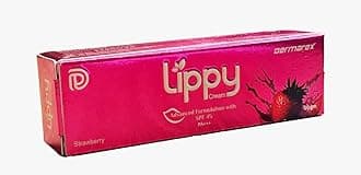 Lippy Cream – Lip Balm with SPF 45 PA+++ | Advanced Hydration & Sun Protection | Tinted Lip Cream for Dry, Chapped Lips | 10g