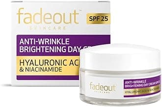 Anti-Wrinkle Brightening Day Cream-Hyaluronic Acid & Niacinamide-Spf25-Reduce Fine Lines & Wrinkles-Brightens & Evens Skin Tone For Bright, Radiant And Youthful Complexion-Softens Skin-50Ml