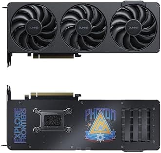 GUNNIR Intel Arc B580 Photon 12G Black Graphics Card,2850 Mhz Video Card,12GB 192-bit GDDR6,PCIE4.0,1 HDMI2.1,3 DP2.1,3 Fans,TBP 220W