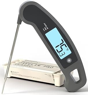 Lavatools Javelin PRO Duo Ambidextrous Backlit Professional Digital Instant Read Meat Thermometer for Kitchen, Food Cooking, Grill, BBQ, Smoker, Candy, Home Brewing, Coffee, and Oil Deep Frying