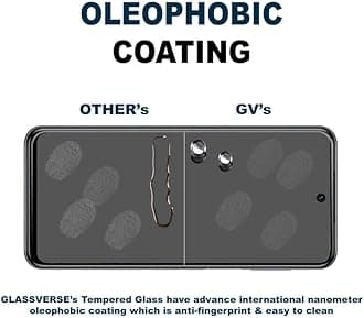 GlassVerse 9H Tempered Glass For Nothing CMF Phone 1 (PACK OF 1) with Free Installation Kit Full screen Coverage - 6.67 inch