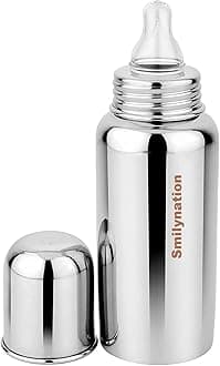 Stainless Steel Baby Feeding Bottle, Milk Feeding, Water Feeding (Pack of 1, 250 ml)