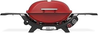 Q 2800N+ Liquid Propane Portable Grill, Flame Red – Wide 250°–700°F Temp Range with Plus Burner for Searing, Low‑Temp Roasting & High-Dome Lid for Travel & Camping