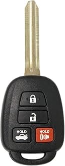 Keyless2Go New Keyless Entry Remote Car Key for Vehicles That Use HYQ12BDM, HYQ12BEL with H Chip