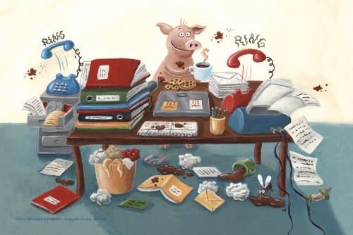 Laptop "Office Chaos" Scarf