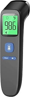 Thermometer for Adults and Kids, Ear Thermometer with Fever Alarm