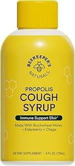 B.Soothed Cough Syrup for Adults - Elderberry Extract, Chaga Mushroom, Bee Propolis Extract & Buckwheat Honey- Immune Defense, Immune Support Supplement, Antioxidants, 4 oz