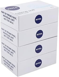 NIVEA Creme Soft Soap, 125 gm (Pack of 4)