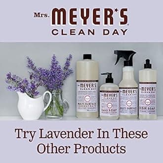 Mrs. MEYER'S Clean Day Liquid Dish Soap Refill, Lavender, 48 Ounce (3 Pack)