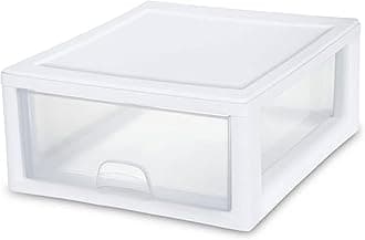 23018006 16 Quart Stacking Drawer, Clear