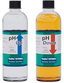 pH Regulators Kit Up and Down (pH Plus and pH Minus) Easy Control Liquids with Nutrient Fertilizer (16 oz)