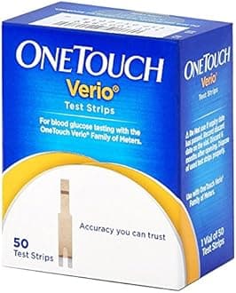 OneTouch Verio Blood Glucose Test Strips - 50 ct