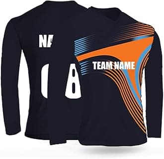 Cricket Sports Jersey for Men With Team Name and Number Printed - Full Sleeves T-Shirt Dodr1009-C100111-C-FS