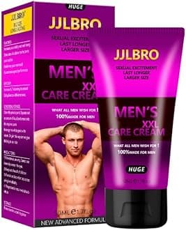 Male Enhancement Cream for Men, Body Gel with Natural Oil for Private Part, Men's Re-Vitalize Enlargement Cream, Enhance Size and Performance – Get Bigger Thicker and Stronger (XXL Care)