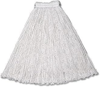 Rubbermaid Commercial Value-Pro Cut End Cotton Mop, #16, White, FGV11600WH00