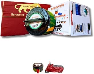 BIKEBLAZER Semi Automatic Body Cover for Royal Enfield Army�Black 350 Thunderbird 500 Bike Body Cover Water Resistant