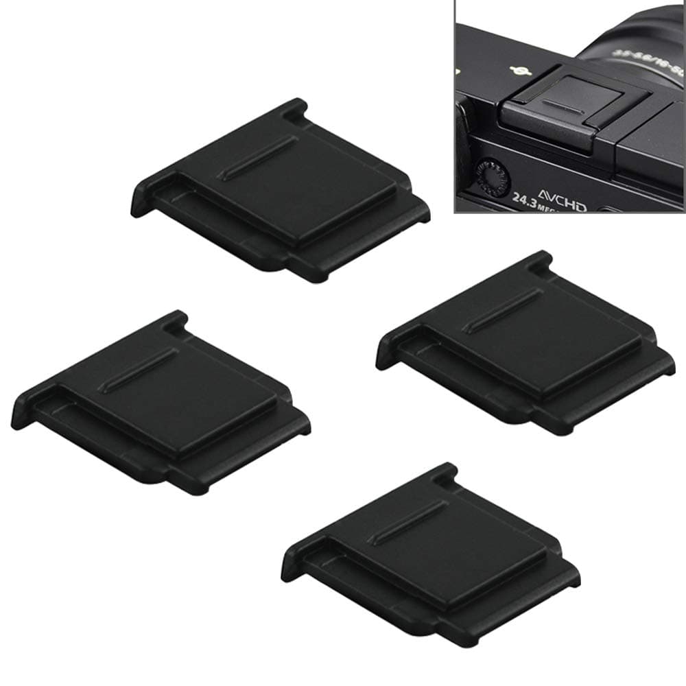 4 Pack Hot Shoe Cover Protector Cap for Sony A6400 A6000 A6300 A6500 A7RIII A7III A7RII A7SII A7II A7R A7S A7 A9 A99II A77II RX1 RX1RII RX10 IV III II(RX10M4 M3 M2) HX400V HX60 HX50 Camera as FA-SHC1M