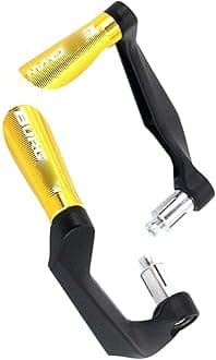 For Suzuki Burgman 400 Burgman 650 AN650 AN 650 Motorcycle Accessories CNC Handlebar Grips Brake Clutch Levers Guard Protector Parts (Color : Gold)