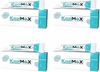 Kozimax Skin Brightening Cream 9g Pack of 4 | Helps Reduce Dark Spots, Pigmentation & Uneven Skin Tone | Lightweight, Fast Absorbing Formula | With Kojic Acid Dipalmitate, Vitamin C & Arbutin