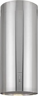 Klarstein Hanging Island Cooker Hood, Extractor Fan for Kitchen Islands, 600m³/h Airflow, Timer, Adjustable Kitchen Extractor Fan w/Pipe Design, Timer, 3 Mode Cooker Hoods, Activated Carbon Filters