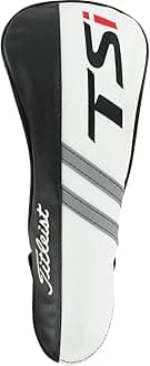 Titleist Golf TSi Fairway Wood Headcover Leather Cover - Black, White, Red