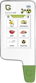 Greentest eco 5+ Fish Digital Food Nitrate Tester, Drinking Water Quality TDS PPM Meter, Radiation Detector Geiger Counter for Fruit,Vegetable,Meat Fish