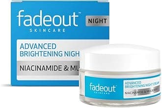 Advanced Brightening Night Cream, 50ml | Whitening Cream With Niacinamide, Hyaluronic Acid, Lactic Acid, and Rosehip Seed Oil | Boost Skin Hydration and Radiance Overnight