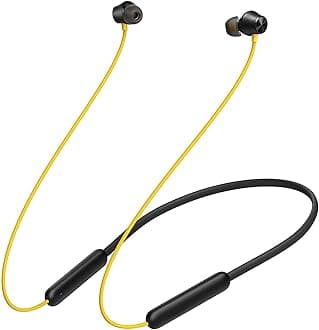Wireless Bluetooth Headphones Earphones for Realme GT2 Pro Original Sports Bluetooth Wireless Earphone with Deep Bass and Neckband Hands-Free Calling inbuilt With Mic, Extra Deep Bass Hands-Free Call/Music, Sports Earbuds, Sweatproof Mic Headphones with Long Battery Life and Flexible Headset (S-R2,BLACK)