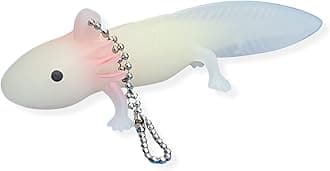 Axolotl Keychain - Made of Soft & Stretchy Silicone