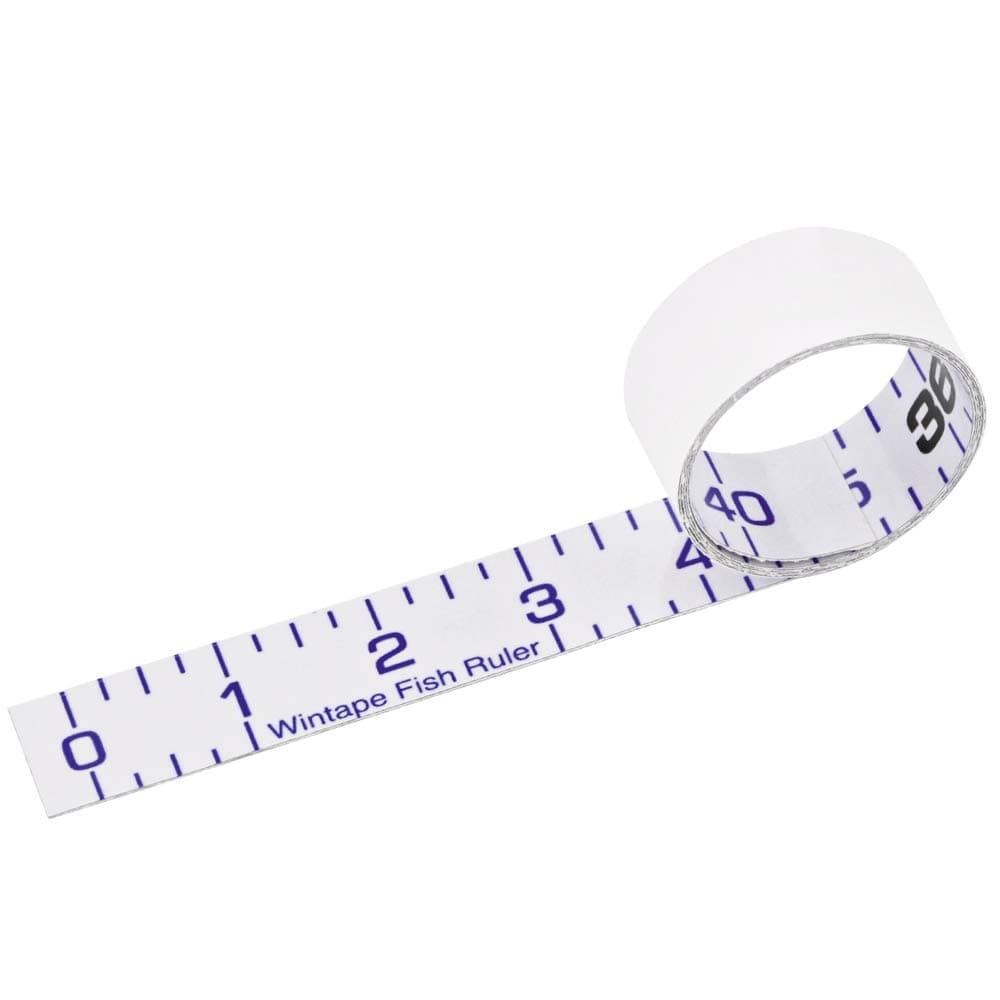 Adhesive Fish Ruler - 40 Inch Measuring Tape for Fishing Boat, Kayak, Cooler, Workbench - Waterproof Sticker