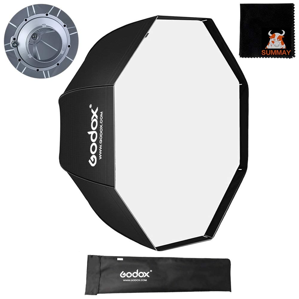 120cm Octagon Umbrella Softbox Bowens Mount for Studio Monolight Flash Portrait Photography