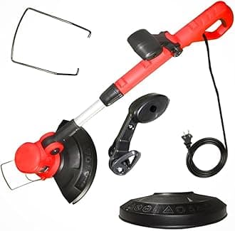 OMADA Corded Electric String Trimmer/Grass Trimmer with 5m Cable Length 380W 12000RPM, Lightweight Brush Cutter Tool 25cm Cutting Width I TOP Customer Service