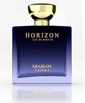 Arabian Aroma Horizon Men's Perfume | Fresh and Long-Lasting Fragrance | Refreshing fragrance for men | Eau De Perfume | Long Lasting Perfumes for Men (100ml)
