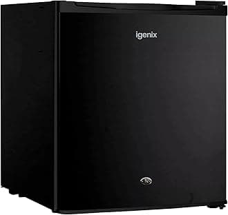 Igenix IG3751BL Table Top Mini Freezer with 33 Litre Capacity, 1 Wire Shelf, Reversible and Lockable Door, Black