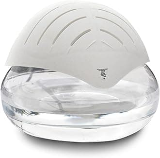 Water Base Portable Room Air Purifier and Humidifier/Air Purifier and Revitalizer with Monochrome Light - Mi-606A (WHITE)