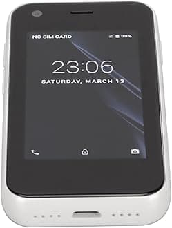 Mini Smartphone, 3G Dual SIM Mobile Phone, 1GB RAM 8GB ROM Android 6.0 Unlocked Supper Small Kids Phone 2.5 Inch Screen Pocket Cellphone (White)