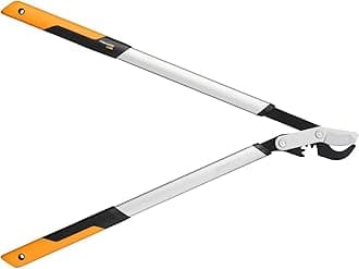 PowerGear X Loppers Bypass L LX98, Fresh Wood Cutter with Sharp Blades, Size L, Non-Stick Coating, Cutting Diameter: 5 cm, Hardened Steel, Length: 80 cm, Black/Orange, 1020188