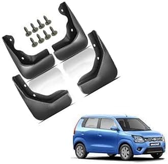 OE Type/Box Type Car Mud Flap for Maruti Suzuki Wagon R Tour 2019 Onwards, Black