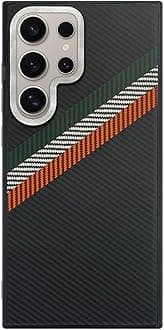 MARGOUN for Samsung Galaxy S24 Ultra Aramid Carbon Fiber Case (M)