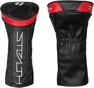 New Golf Stealth Black/Red Driver Headcover