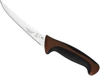 Mercer Culinary Millennia Curved Boning Knife, Brown, 6-Inch