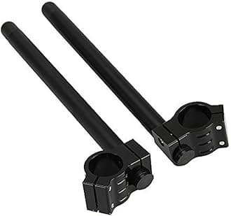 Fork Clip-ons Handle Bars CNC Riser Regular Handlebar for 1969-1982 Suzuki Yamaha (33mm)