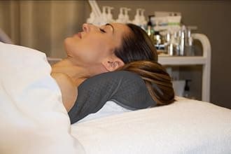 Spry Recovery Pillow, Hot & Cold Pack | Supportive, Contouring Migraine Pillow, Adaptive Flo-Form Technology Support Grey SpS-000