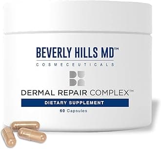 - Beverly Hills MD Dermal Repair Anti-Aging Supplement - Hyaluronic Acid, Collagen, Vitamins for Smooth, Plump Skin